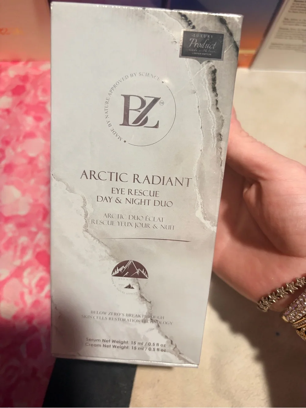 BZ Skincare Arctic Radiant Eye Rescue Day & Night Duo $950 & Beauty Gift Bag🎁